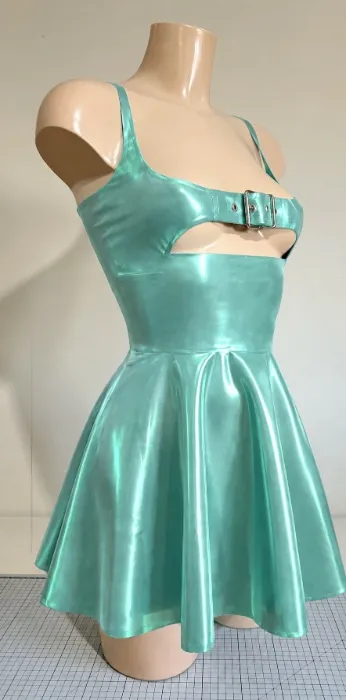 Buckle Bust Mini Dress