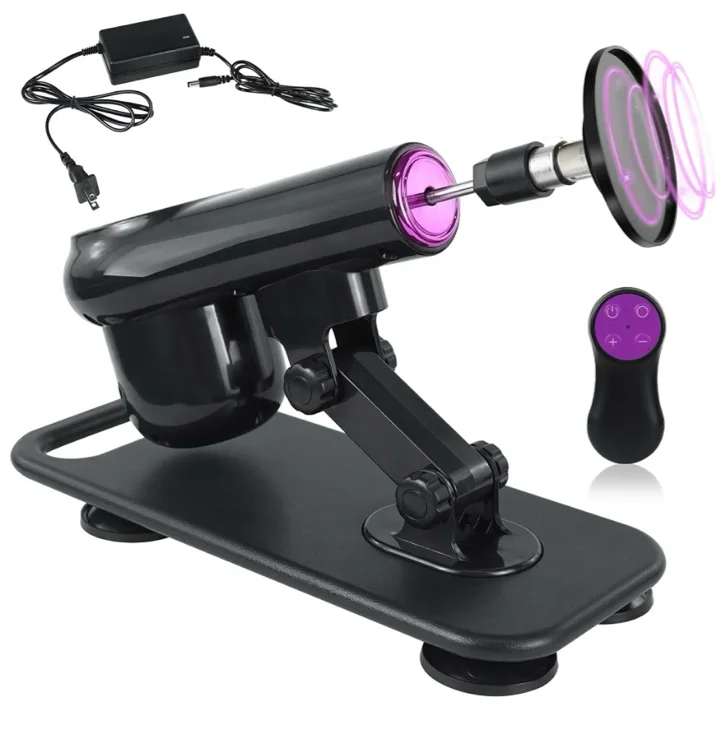   Piston Machine, Electric Toy, Piston Machine with Suction Cup, Remote Control 32.8 ft (10 m), Automatic Speed Adjustable, 4 Pieces Included : Health & Personal Care