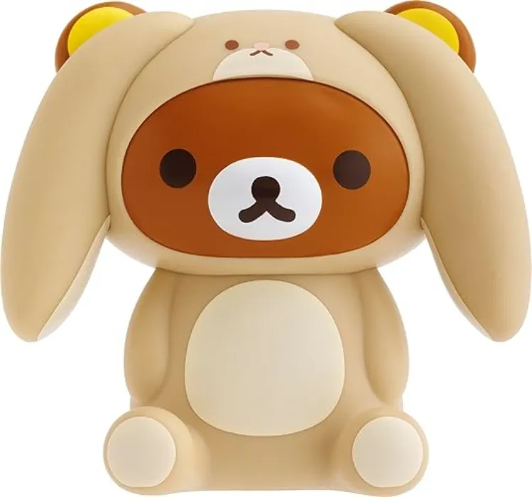 San-X Original Rilakkuma Animal Costume Series Vinyl Figurine Toy - 3" Rabbit Rilakkuma - Rilakkuma