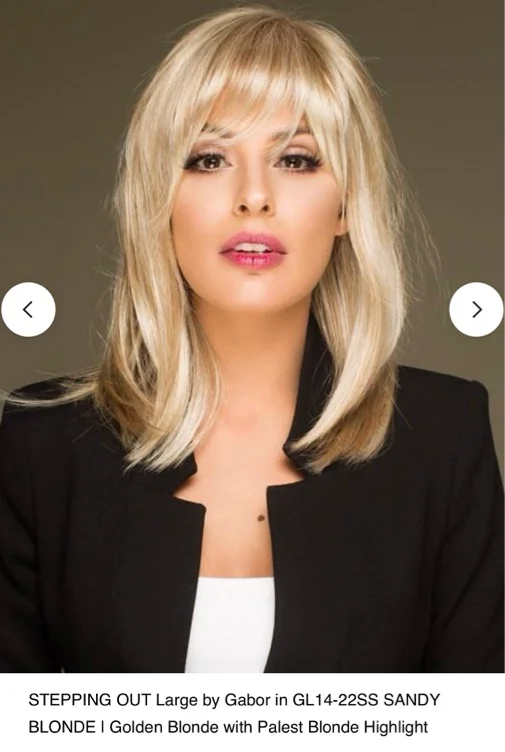 Realistic Blonde Wig