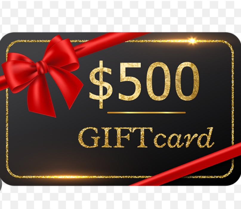 $500 gift card 