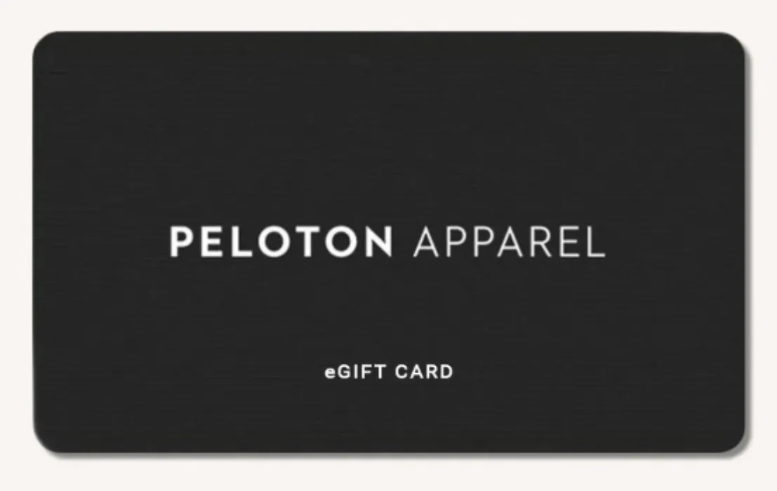 $100 Peloton Apparel Gift Card