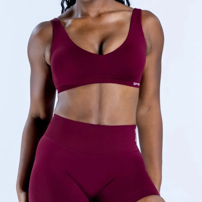 DYFNE WINTER BERRY Impact Scoop Back Bra