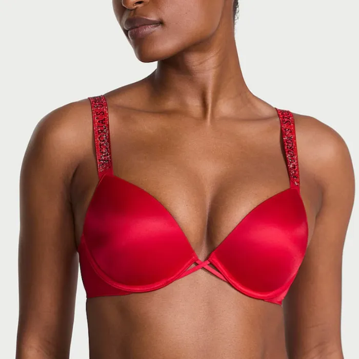 VS Lipstick Red Push Up Shine Strap