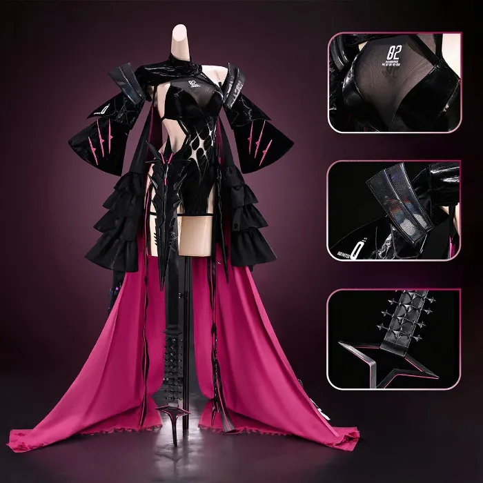 【Nekocos】Game NIKKE：The Goddess of Victory Cosplay Marian Modernia Cosplay Costume | In Stock - Full Set+Wig / S