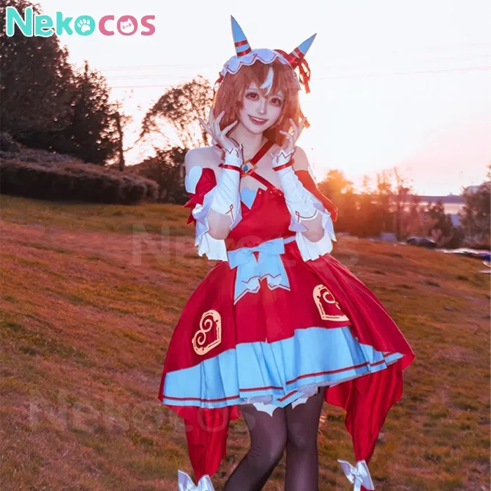 【Nekocos】Game Uma Musume Pretty Derby Cosplay Still in Love Cosplay Costume | In Stock - Full Set+Wig+Props / S