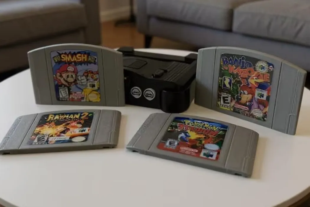N64 cartridge coasters 