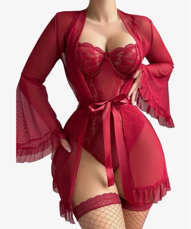 Red lingerie