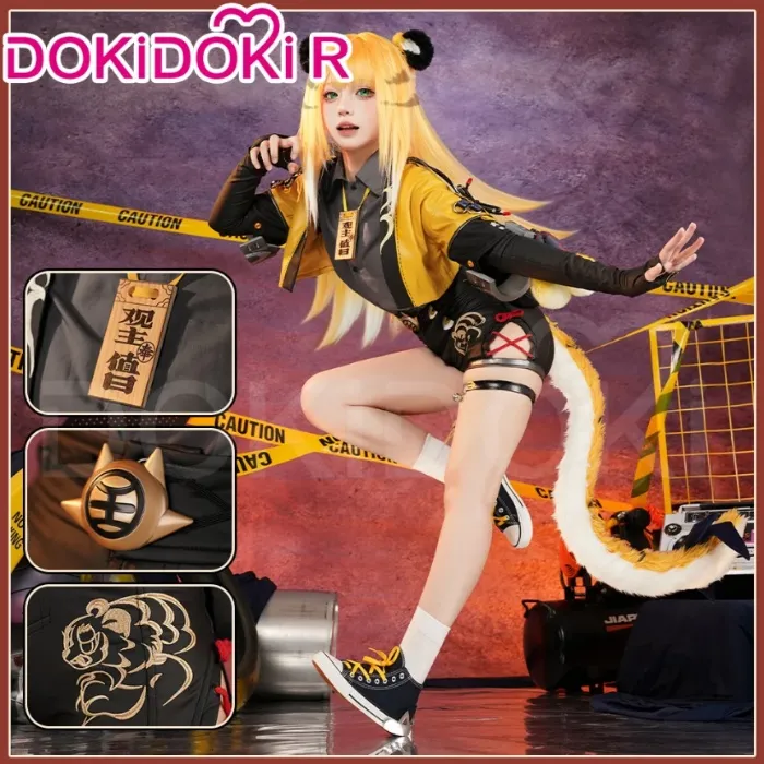 【In Stock】DokiDoki-R Game Zenless Zone Zero Cosplay JuFufu Costume / Tail / Ears Ju Fu Fu ZZZ | Costume Only-S-In Stock