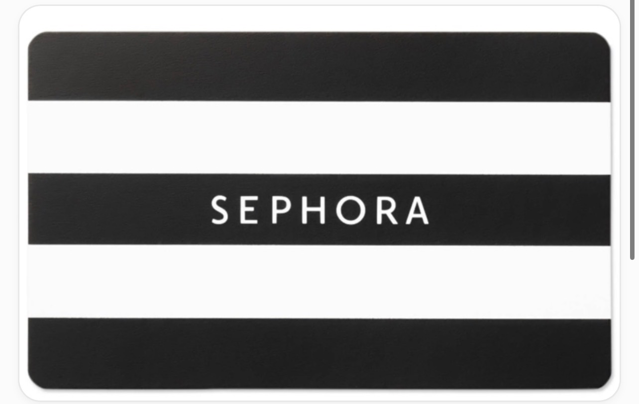 Sephora gift card