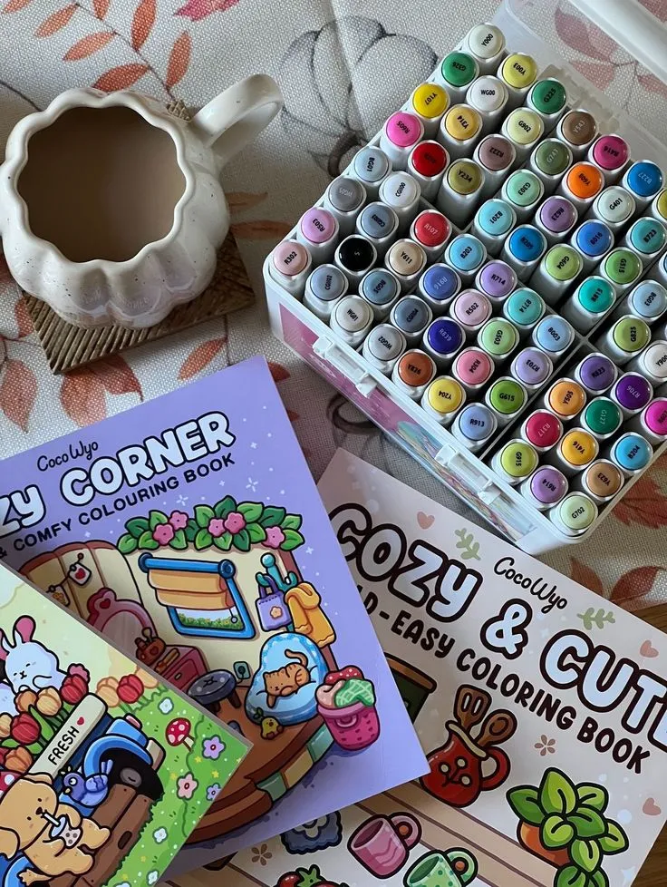 Coloring Book Gift Set 🎨🌸