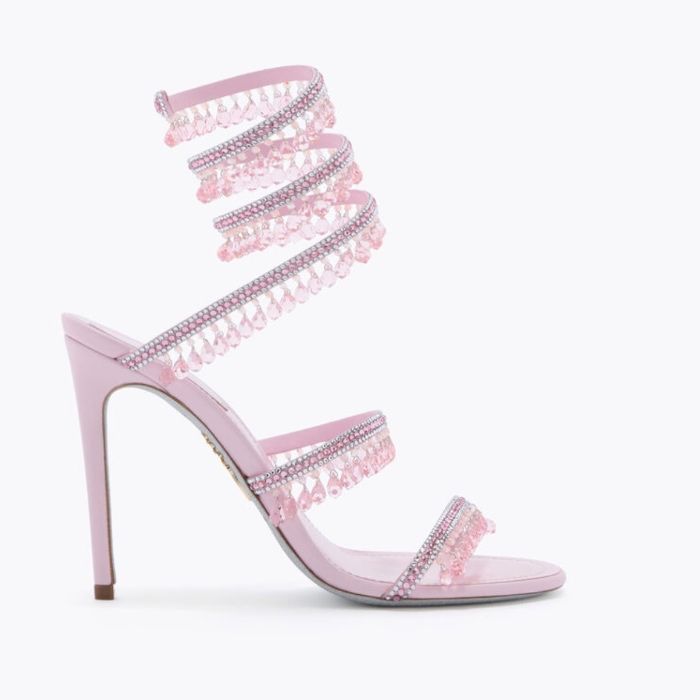 René Caovilla CHANDELIER CANDY PINK SANDAL