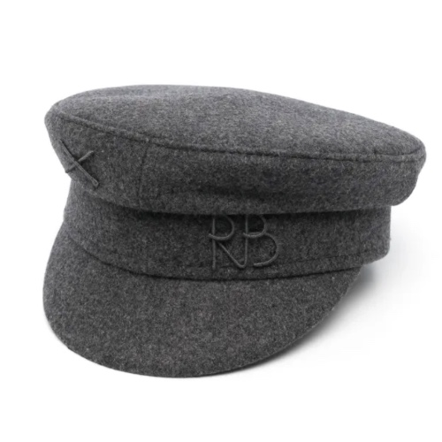Ruslan Baginskiy monogram-embroidered baker boy cap