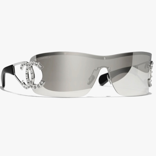 Chanel shield sunglasses 
