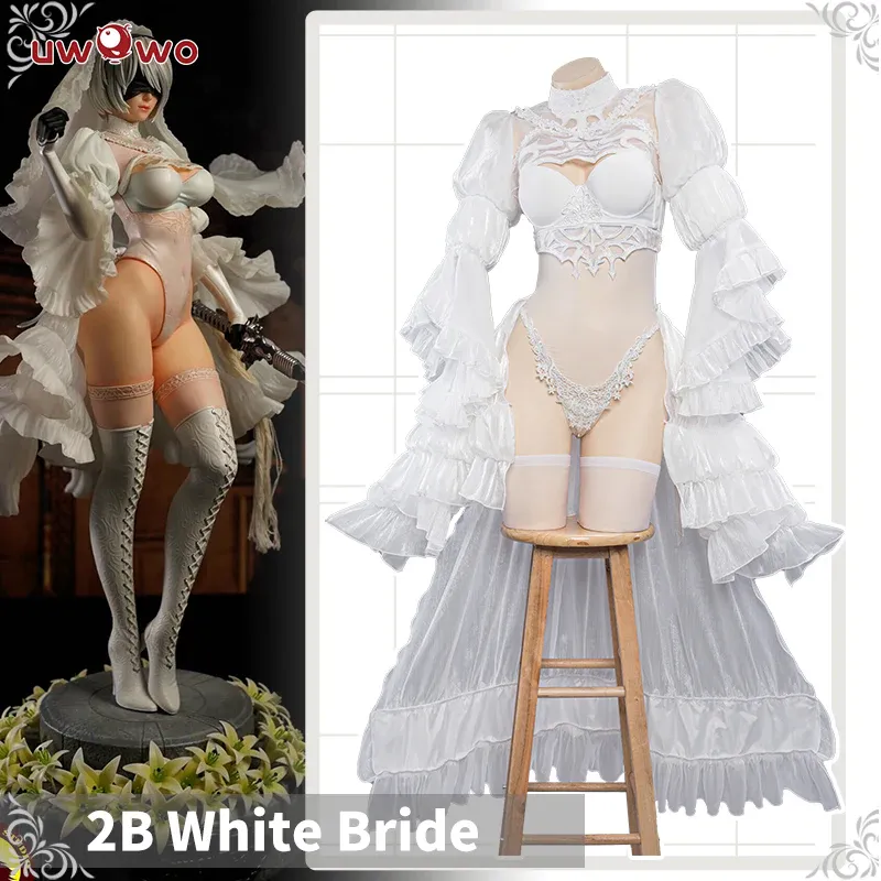 2B bride cosplay (white)