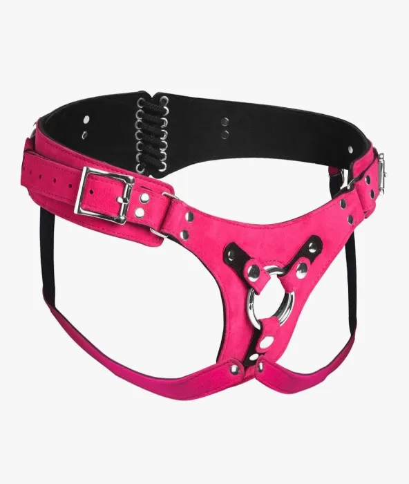 Strap U : bodice fastening in PINK 