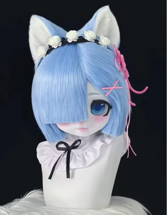 Most expensive cosplay piece rem fursuit😭😻