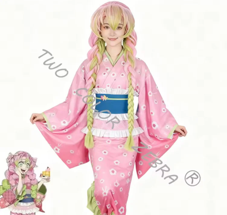 Kimono mitsuri cos and wig :D