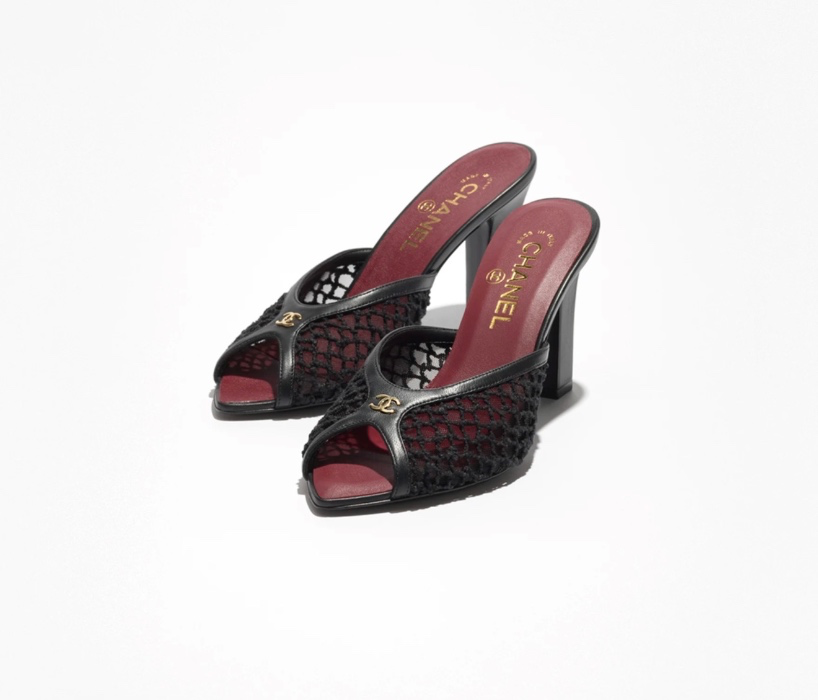 Chanel peep-toe mules 2026 spring collection