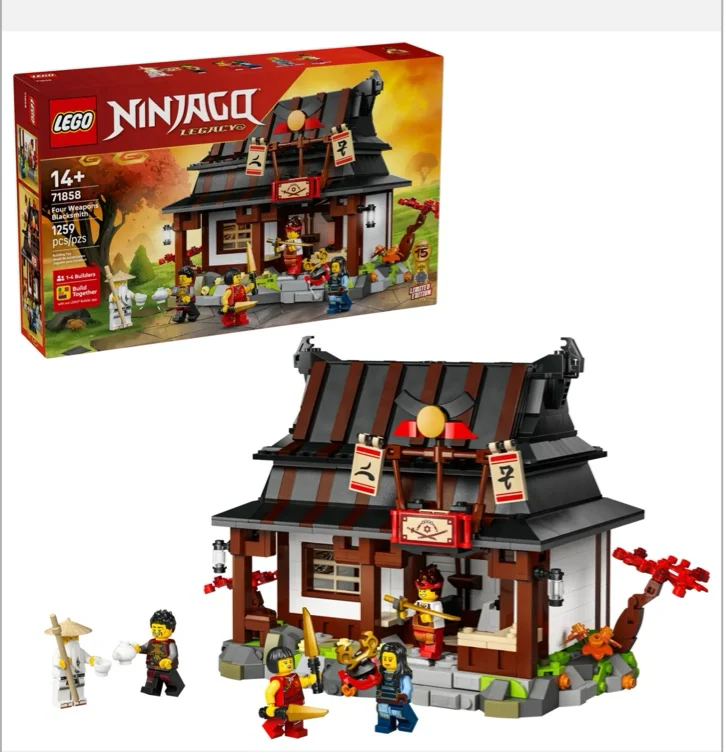 Ninjago four weapon blacksmith (#71858)