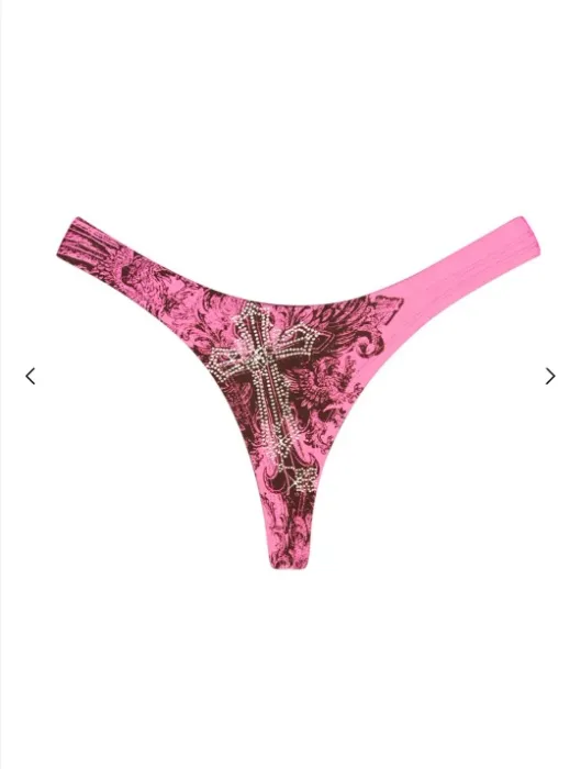 Bikini bottoms vice rhinestone 