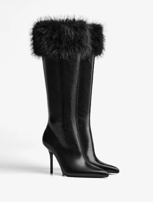 fur boots