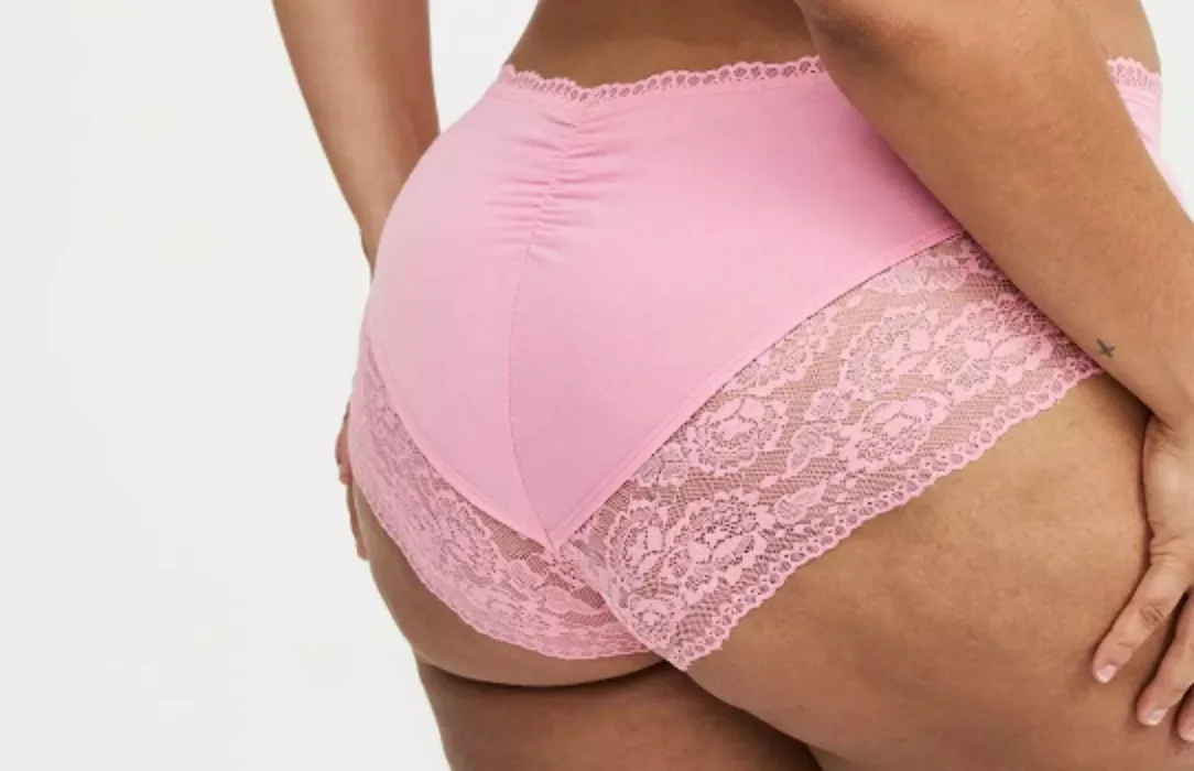 Simply Lace Mid-Rise Brief Panty