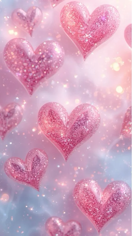 Pink hearts 💖 