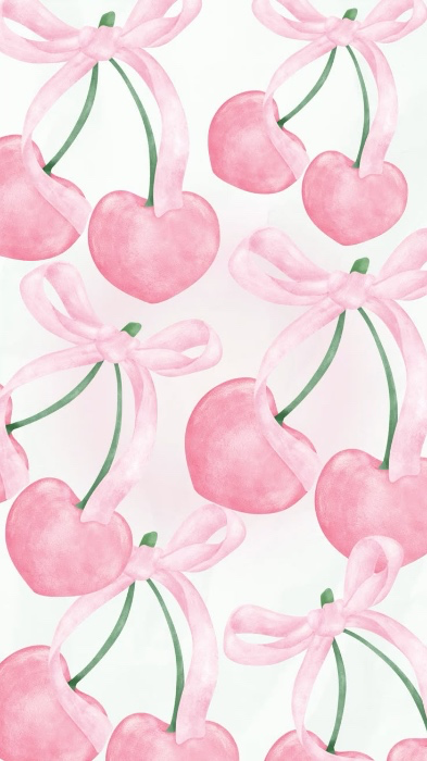 pink cherries