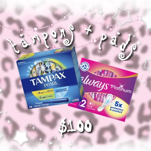 monthly tampons !