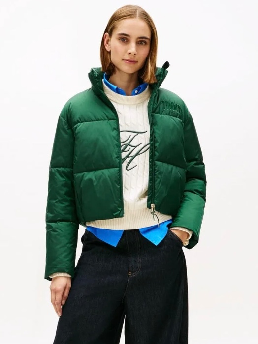 W CROPPED PUFFER JACKET TH