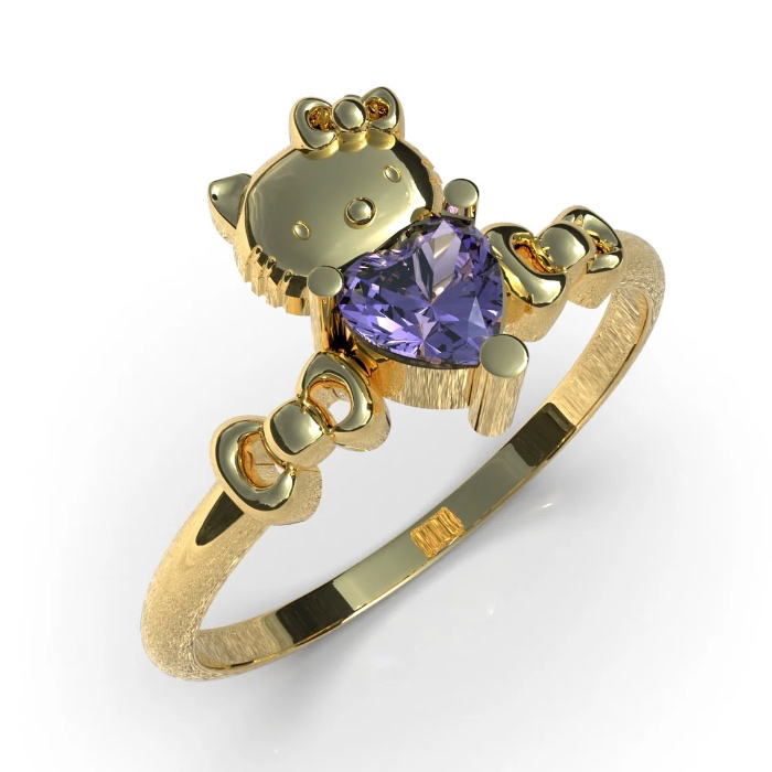 Hello Kitty Gold 18K Ring 💍 