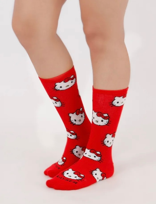 Hello Kitty Cotton Mid-Calf Tights