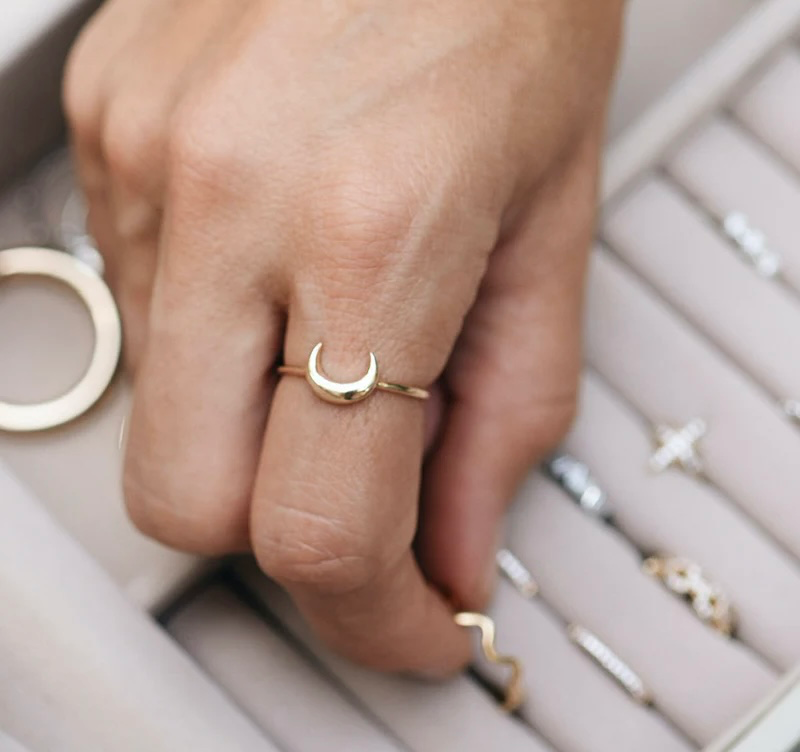 Gold Moon Ring✨