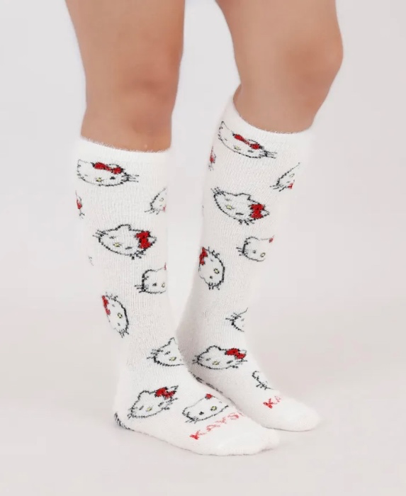 Hello Kitty Polyester Thigh Highs