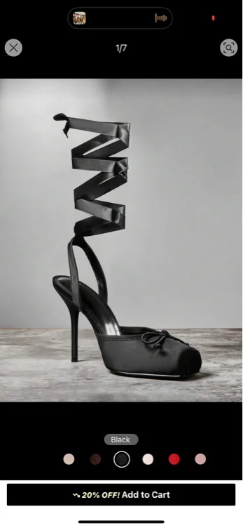 Ballerina heels closed toe  