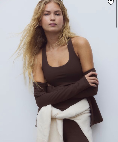 H&M Brown sports bra 