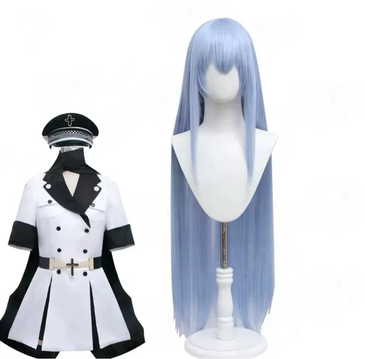 Cosplay Anime Esdeath Empire Cosplay Costume Manga General Uniform with Hat Socks for Halloween Outfits Esdeath Empire Outfits