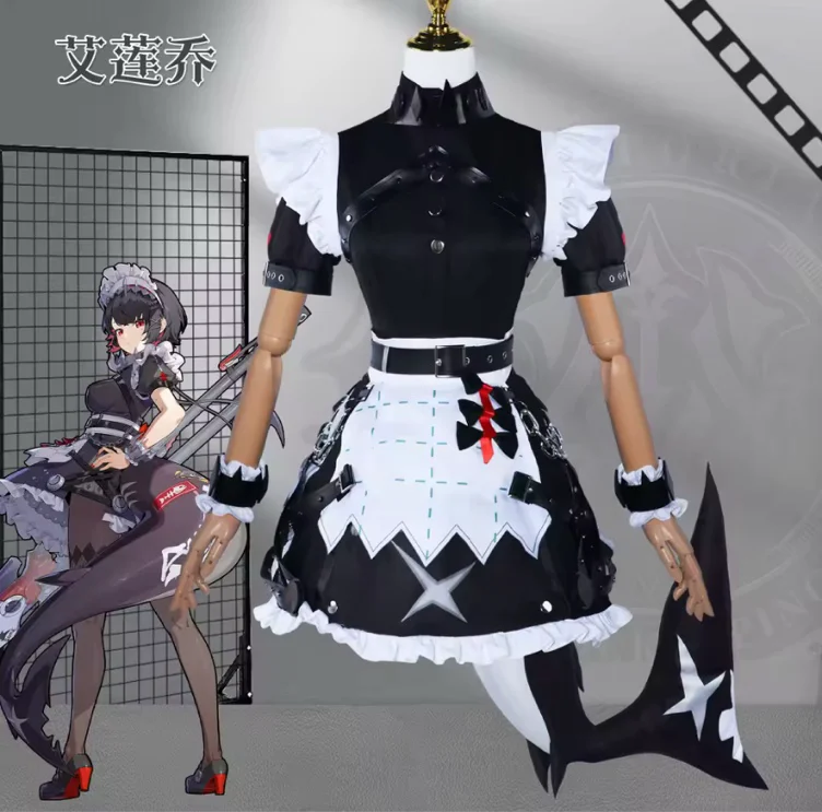 Zenless Zone Zero cosplay costume, complete set of shoes and wig for the zombie.