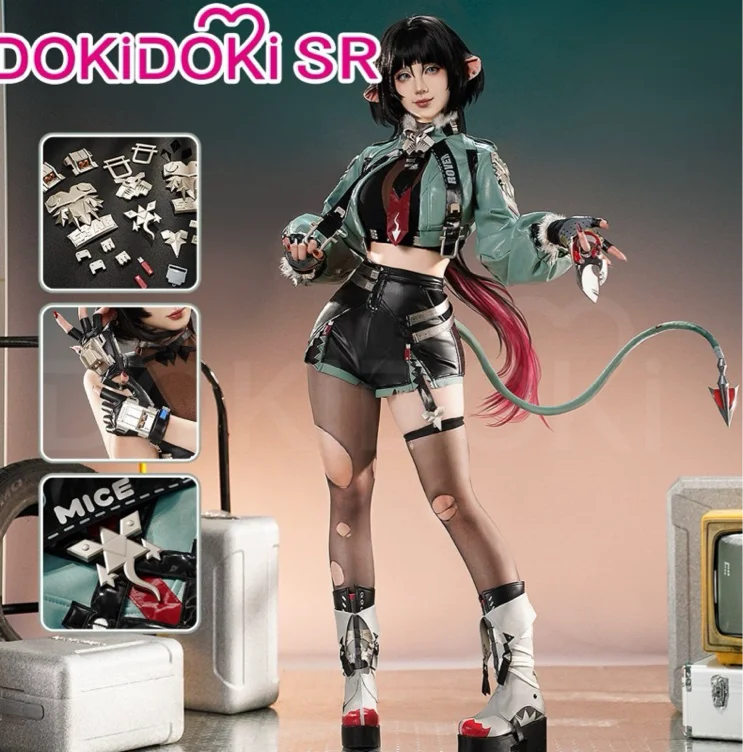 Dokidoki-SR Game Zenless Zone Zero Cosplay Jane Doe Costume ZZZ