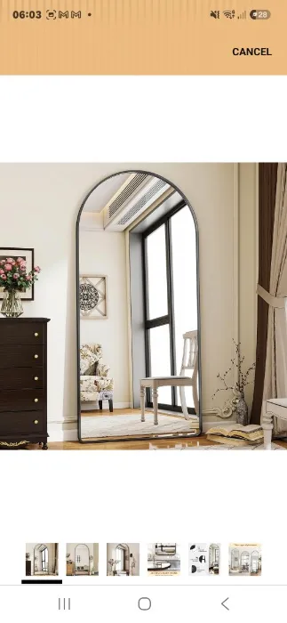 Bedroom mirror