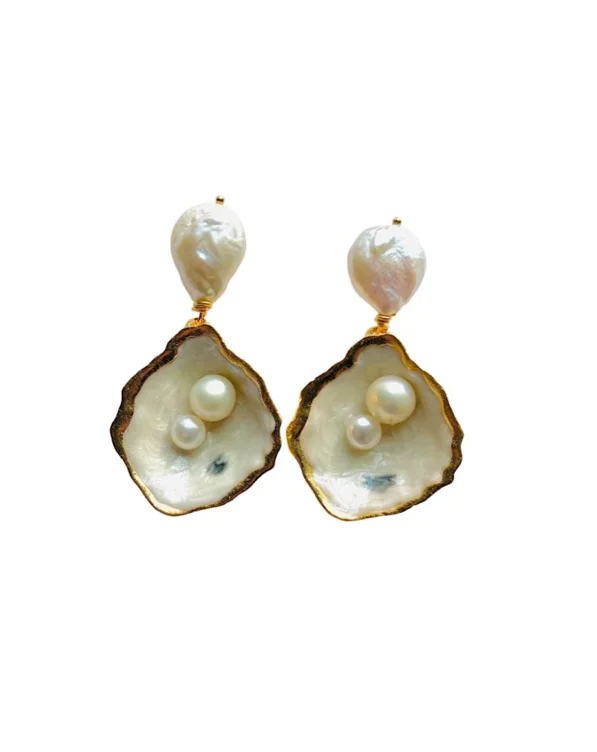 Oyster earrings 