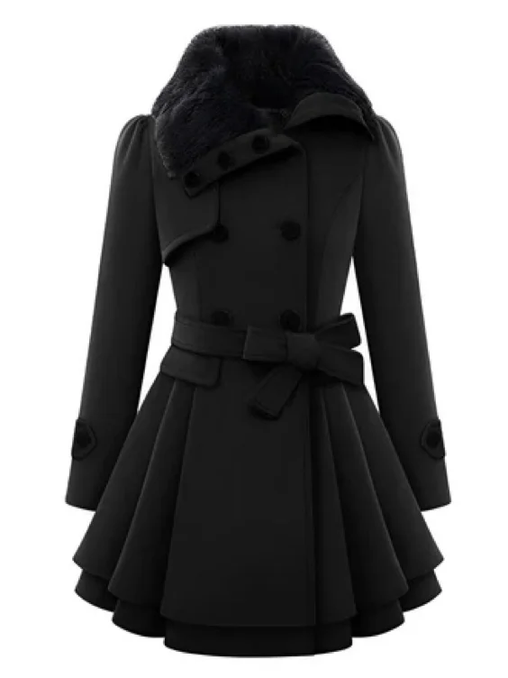 Waisted winter coat 