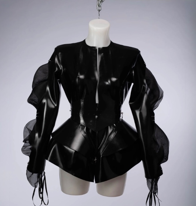 Milkshaken Latex Jacket made to measure