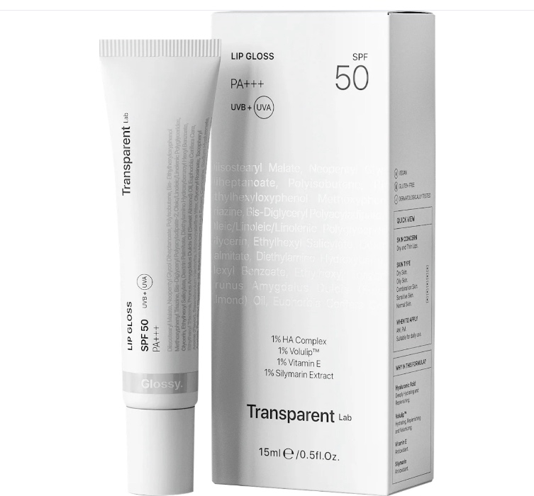Transparent Lab Lipgloss Clear LSF 50