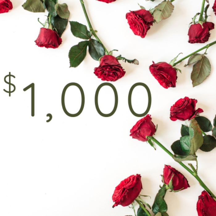 1000 Roses for Porsha 