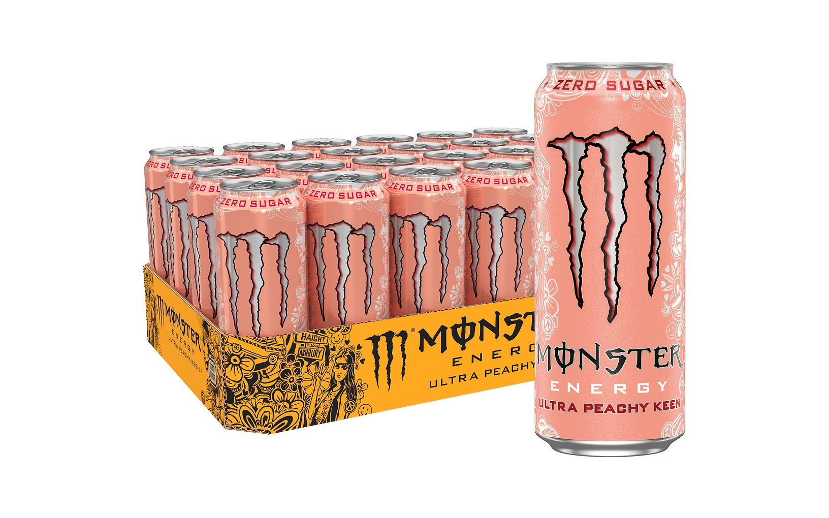 24 pack of peach monster