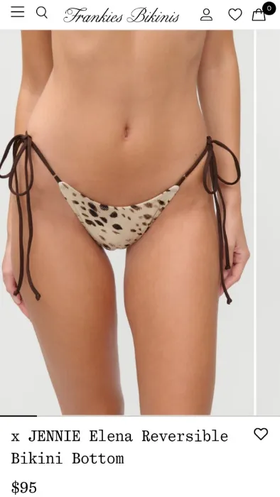 x JENNIE Elena Reversible Bikini Bottom
