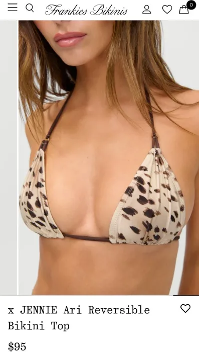 x JENNIE Ari Reversible Bikini Top