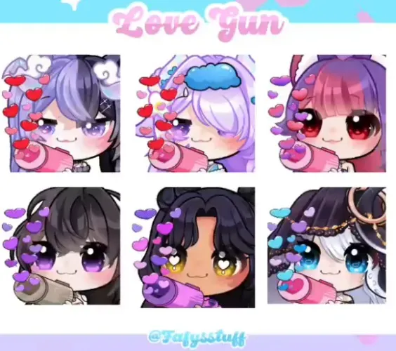 Love "Beam" Animated Emote